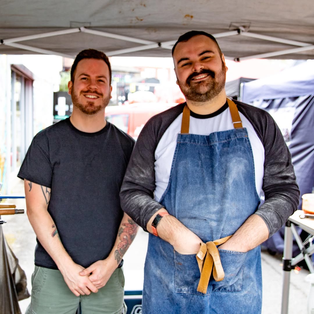 Mark and Gary from Meanwood Pizza Co.